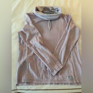 Orvis Striped Lavender and White Top